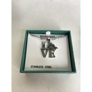 Teenage Mutant Ninja Turtles TMNT Love Pendant Stainless Steel Necklace Gift Box